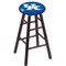 Holland Bar Stool Co Maple Bar Stool, Dark Cherry Finish, Kentucky "UK" Seat RC30MSDC - alternate 1